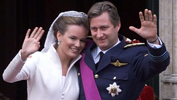 <p>Philippe und Mathilde heirateten am 4. Dezemer 1999.</p>
