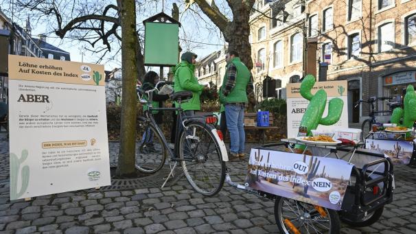 <p>Die CSC informierte am Freitag in Eupen.</p>