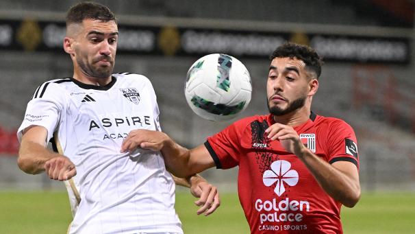 <p>Gegen Club NXT stand Jan Gorenc (l., hier beim Spiel gegen RWDM) zum dritten Mal über 90 Minuten auf dem Platz.</p>