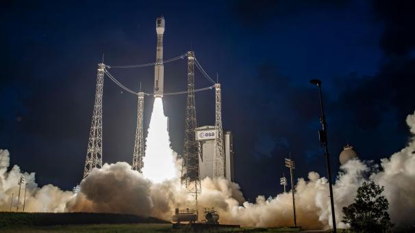 <p>Der Start der europäischen Vega-C-Rakete ist geglückt.</p>