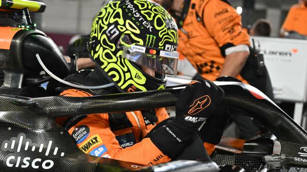 <p>Lando Norris (Foto) und Oscar Piastri im zweiten Durchgang auf dem Yas Marina Circuit mit Platz eins und zwei zurück.</p>
