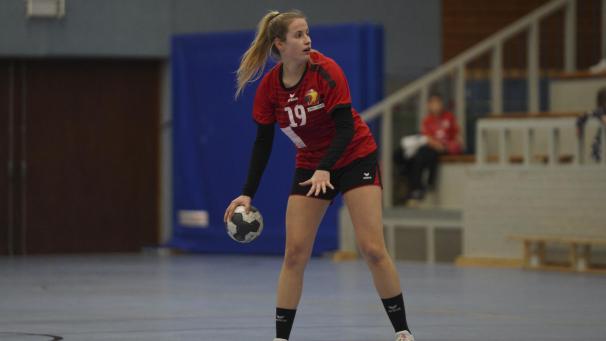 <p>Die Eupenerin Jodie Nüchtern im Dress der Nationalmannschaft</p>