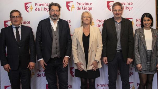 <p>Das Bild zeigt das neue Lütticher Provinzkollegium</p>