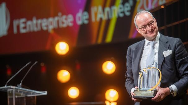 <p>Philippe Felten nahm am Montagabend den Preisentgegen.</p>