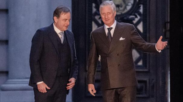 <p>Bart De Wever wurde am Dienstagnachmittag zum 13. Mal von König Philippe empfangen.</p>