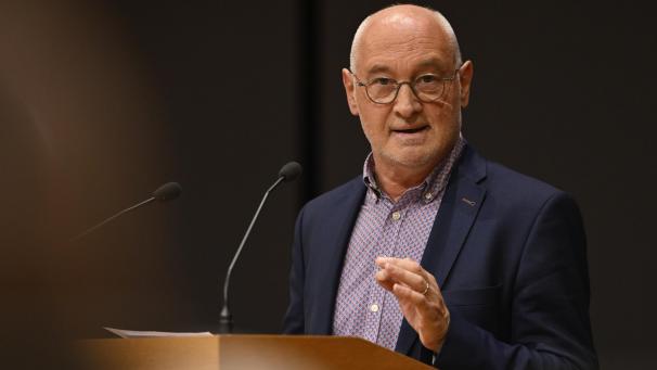<p>Der CSP-Abgeordnete Marcel Henn bei der Debatte am Donnerstagabend</p>