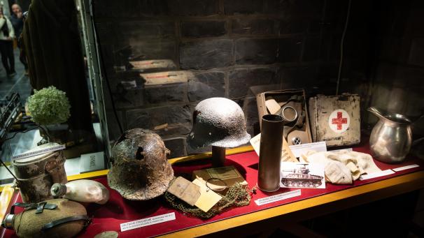 <p>2024 Ardennenoffensive Ausstellung Pfarrkirche St.Vith-10</p>