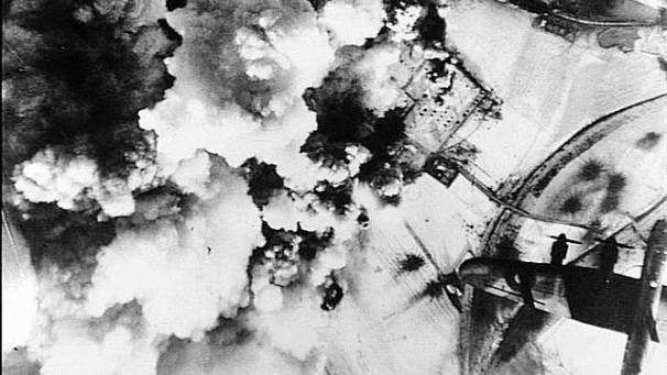 <p>St.Vith wurde im Zweiten Weltkrieg zerstört.</p>