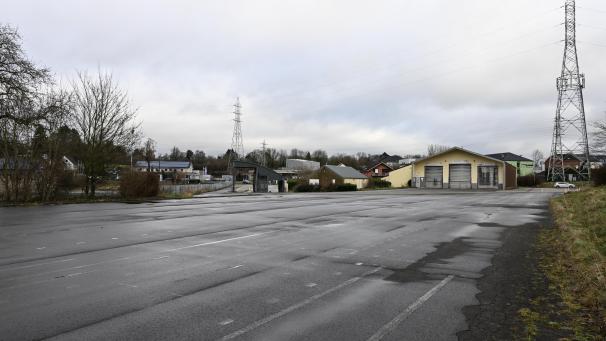<p>Auf diesem Gelände an der Vervierser Straße in Eupen soll das neue Polizeigebäude entstehen.</p>