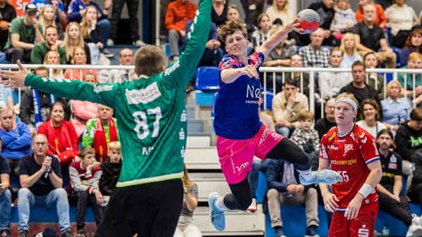 <p>Kaj Kriescher hat es geschafft: In Dormagen hat der 20-Jährige seinen Traum vom Profihandball verwirklicht.</p>