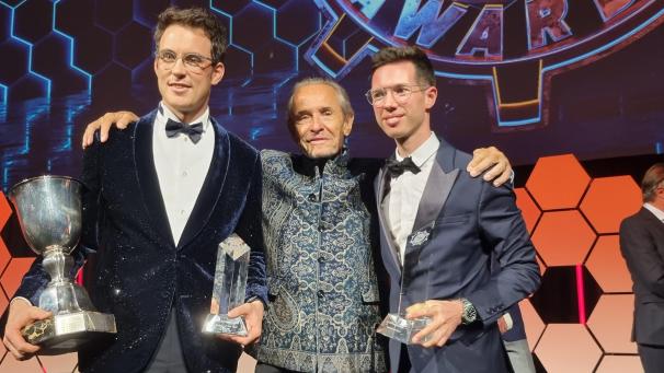 <p>Weltmeistertitel und Driver of the Year: Thierry Neuville und Copilot Martijn Wydaeghe hatten ein überaus erfolgreiches Rallyejahr 2024 zu feiern.</p>