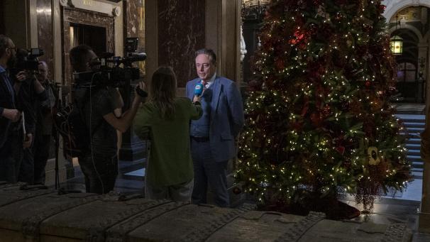<p>Bart De Wever hält als Formateur das Steuer in der Hand.</p>