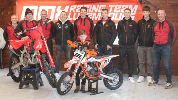 <p>Die Fahrer 2025 und die Leiter des Motocross Racing Teams Luxemburg.</p>
