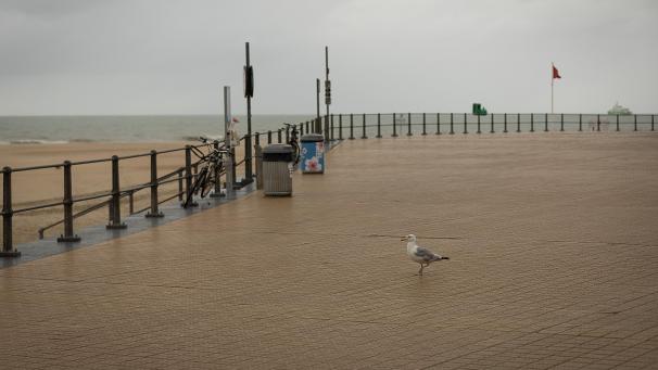 <p>An der belgische Küste (Ostende) wird es stürmisch.</p>