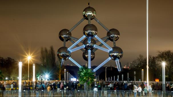 <p>Rekordjahr für das Atomium: Über 844.000 Besucher zog das Brüsseler Wahrzeichen im Jahr 2024 in seinen Bann.</p>