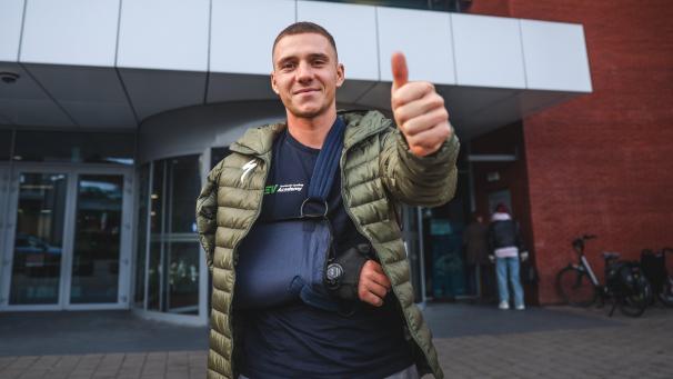 <p>Remco Evenepoel ist auf dem Weg der Besserung.</p>