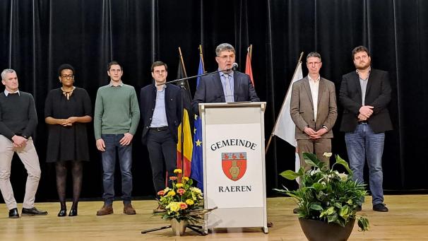 <p>Bürgermeister Mario Pitz erinnerte an wichtige Projekte und Entwicklungen in der Gemeinde.</p>