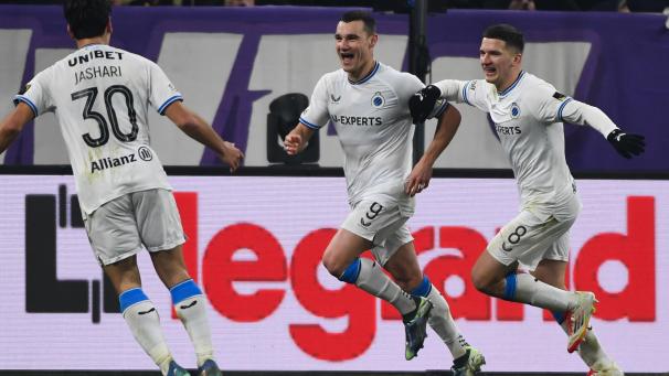 <p>In der gesamten bisherigen Saison erzielte Ferran Jutgla (Mitte) ein Tor – gegen Anderlecht traf er gleich doppelt.</p>