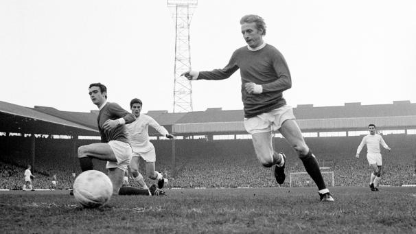 <p>Denis Law in Aktion</p>