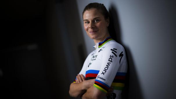<p>Lotte Kopecky blickt optimistisch auf die Saison 2025.</p>