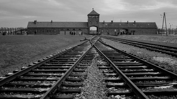 <p>Ein Blick auf das ehemalige Nazi-Todeslagers Auschwitz Birkenau (Auschwitz II)</p>
