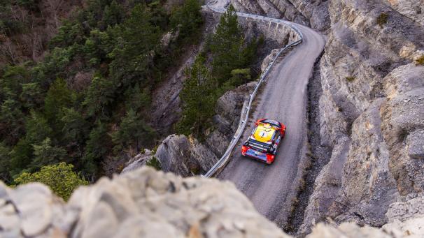 <p>Thierry Neuville beendet die Rallye Monte Carlo als Sechster.</p>