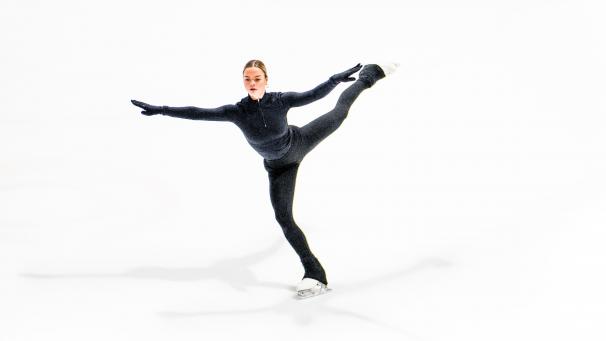 <p>Loena Hendrickx in Aktion</p>