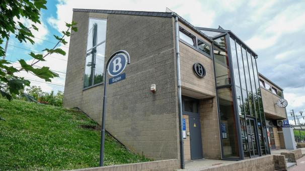 <p>Ein Blick auf den Eupener Bahnhof</p>