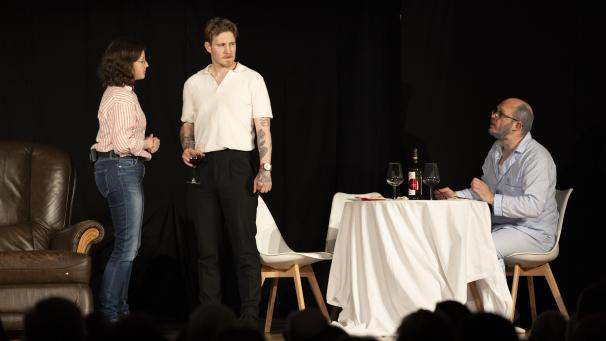 <p>Das Hauseter Theater Gaudium hat sich erfolgreich Florian Zellers Bühnenbestsellers „Vater“ angenommen.</p>