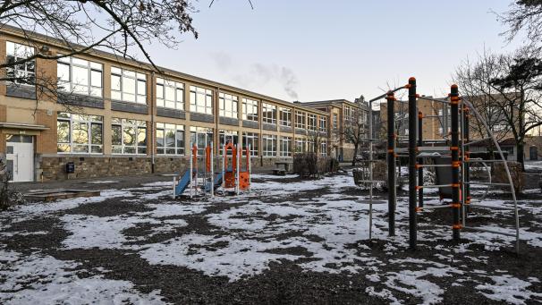 <p>Die Gemeindeschule Kelmis blieb am 13. Januar leer.</p>