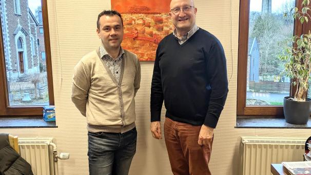<p>Jean-Marie Kohnen (rechts) hat den Inago-Staffelstab nach einer zehnmonatigen Übergangsphase Ende 2024 an Frédéric Dobbelstein (links) übergeben.</p>