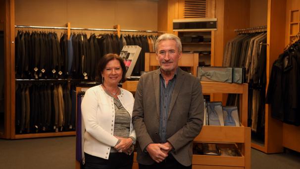 <p>Jacqueline Lecoq und Michel Gillet blicken im Gespräch zurück.</p>