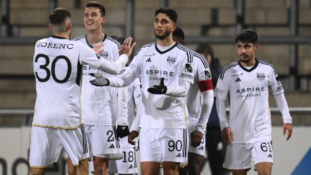 <p>Die AS Eupen feiert gegen Lommel einen wichtigen Sieg.</p>