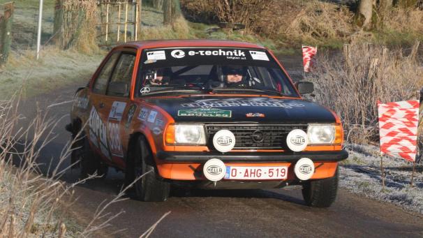 <p>Lamberty-Frankenberg (Opel), das bestplatzierte ostbelgische Team in der Classic 65</p>
