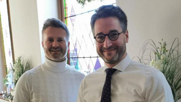<p>Daniel Franzen (l.) und Daniel Hilligsmann</p>
