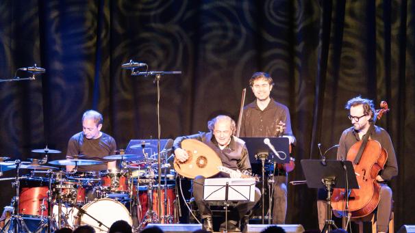 <p>Das Rabih Abou-Khalil Quartett war am Freitag im Alten Schlachthof Eupen zu Gast.</p>