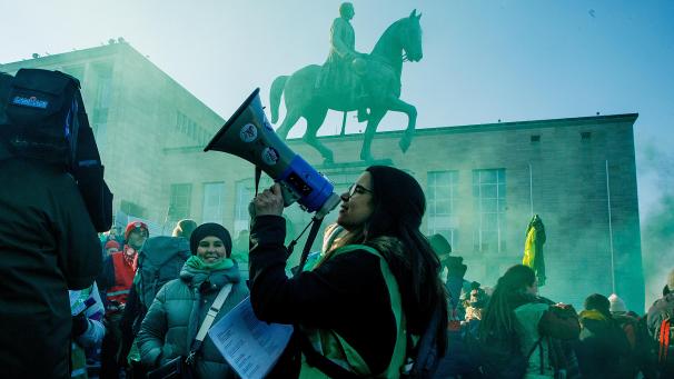 <p>Eine erste Demo in Brüssel gegen die Reformpläne von Arizona gab es am 13. Januar.</p>