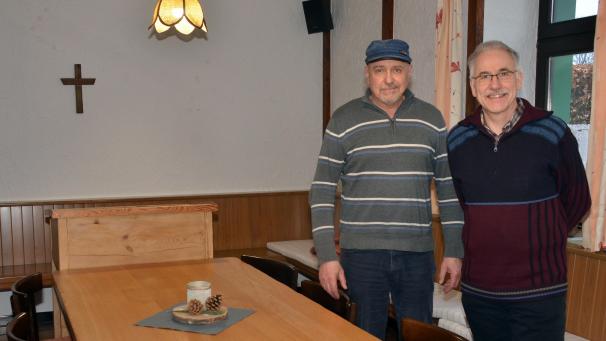 <p>Karl-Heinz Halmes (links) und Volker Schmidt sind die Initiatoren der neuen „Christus Gemeinde“.</p>