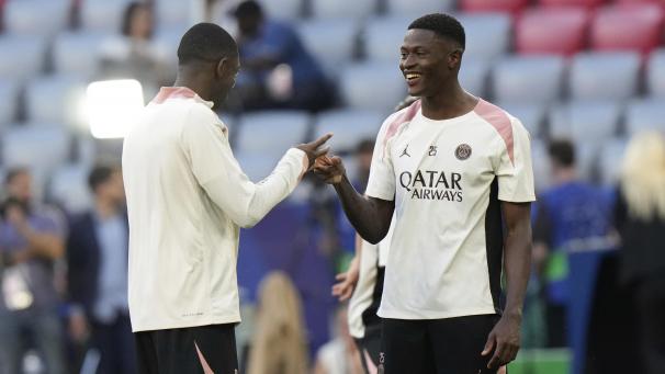 <p>Paris (Ousmane Dembélé und Nuno Mendes) können den Henkelpott erstmals gewinnen.</p>
