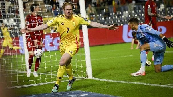 <p>Kevin De Bruyne bescherte Belgien in der 88. Minute den wichtigen ersten Sieg.</p>