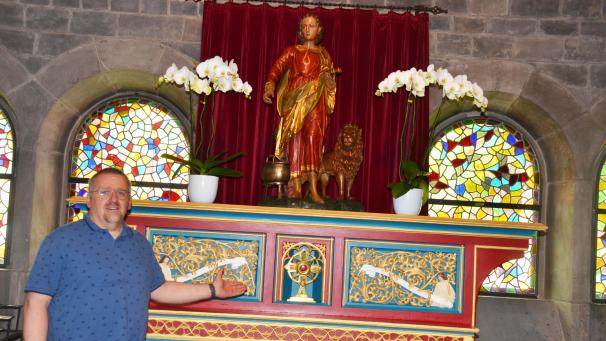 <p>„In Jesus hat der Heilige Vitus die Kraft der Liebe entdeckt“, erklärt Dechant Claude Theiss.</p>