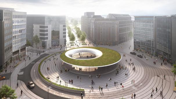 <p>So soll der neue Schumannplatz künftig aussehen.</p>