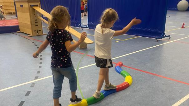 <p>Rangeln, Werfen oder Balancieren: Insgesamt gibt es ab September in Eupen-Kettenis vier Bewegungsschulen für Kinder ab drei Jahren.</p>