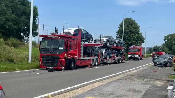 <p>Der Unfall ereignete sich im frühen Freitagnachmittag.</p>