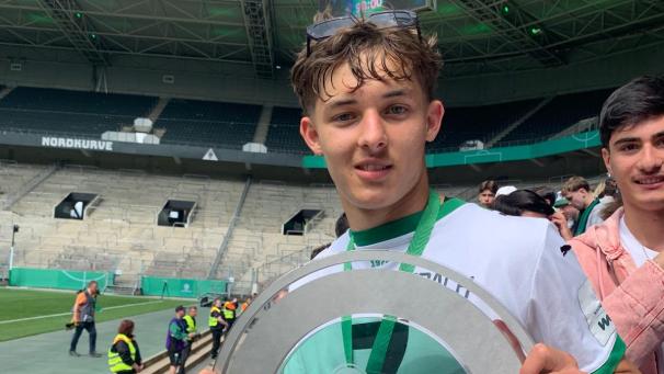 <p>Niko Horvat schießt sich mit Gladbachs U17 zur Meisterschaft.</p>