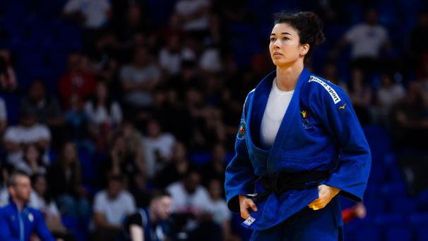<p>Olympia-Bronzegewinnerin Gabriella Willems fliegt im WM-Achtelfinale raus.</p>