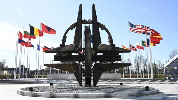 <p>Das NATO-Hauptqartier in Brüssel (Evere)</p>