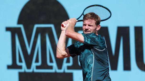 <p>David Goffin in Aktion</p>