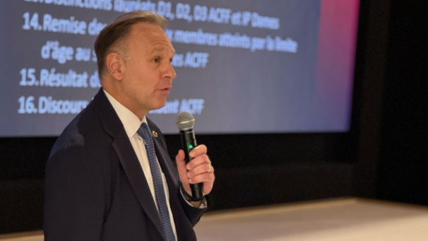 <p>Philippe Godin ist neuer Präsident der ACFF.</p>