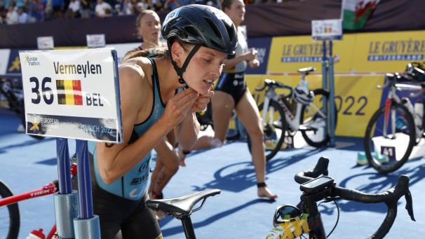 <p>Jolien Vermeylen bei den European Championships 2022 in München in Aktion</p>